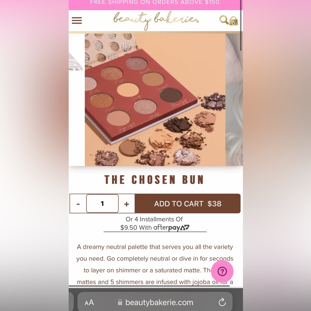 Beauty Bakerie The Chosen Bun Eyeshadow Palette - Picture 5 of 5